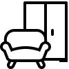 Home furniture transportation logo